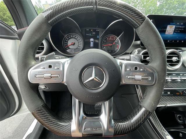 used 2021 Mercedes-Benz AMG GLC 63 car, priced at $56,900