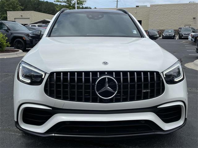 used 2021 Mercedes-Benz AMG GLC 63 car, priced at $51,999