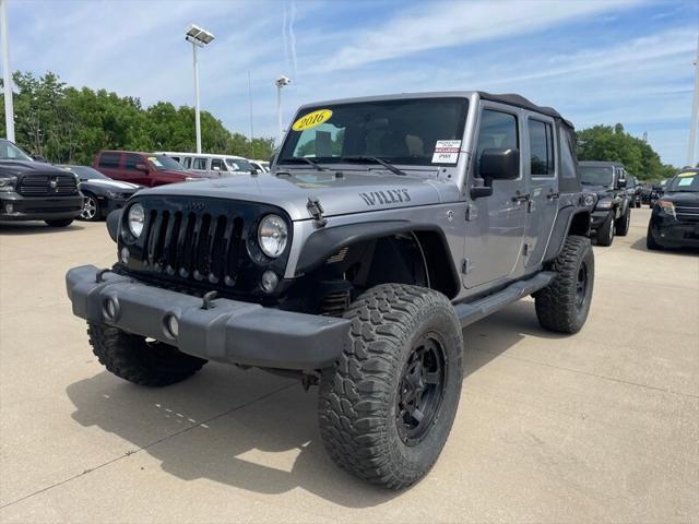 used 2016 Jeep Wrangler Unlimited car, priced at $17,995