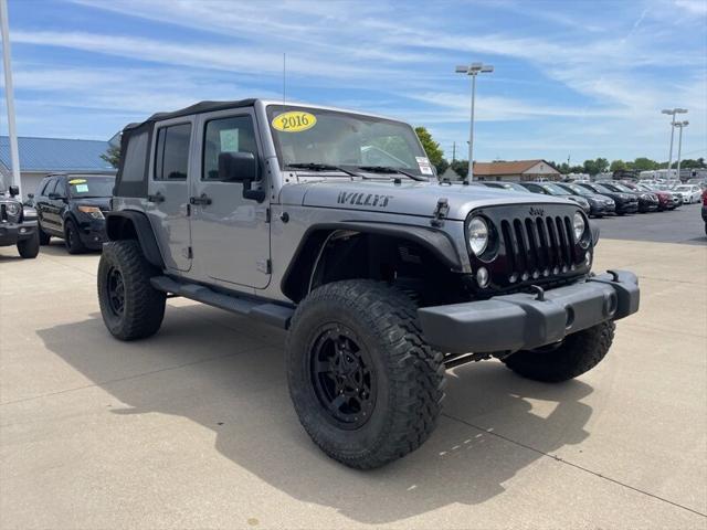 used 2016 Jeep Wrangler Unlimited car, priced at $17,995