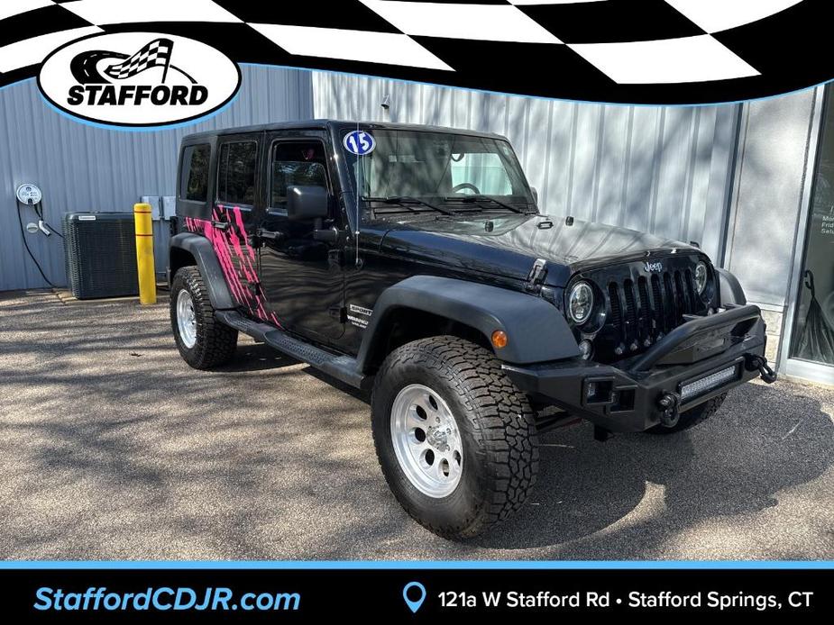 used 2015 Jeep Wrangler Unlimited car, priced at $18,994