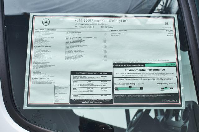 new 2024 Mercedes-Benz Sprinter 3500 car, priced at $66,631