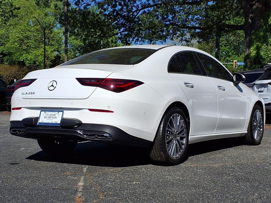 new 2025 Mercedes-Benz CLA 250 car, priced at $45,745