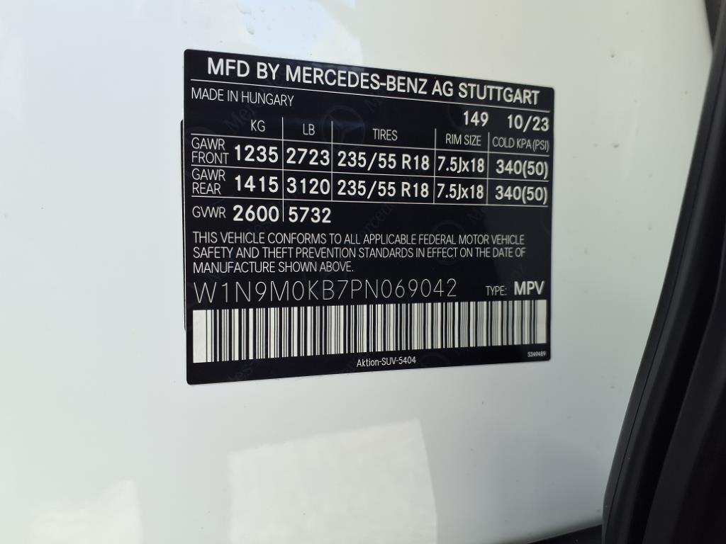 new 2023 Mercedes-Benz EQB 300 car, priced at $36,987