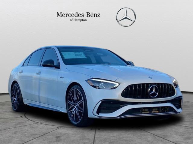 new 2025 Mercedes-Benz AMG C 43 car, priced at $74,730