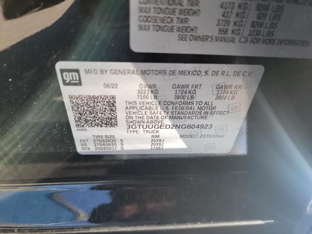 used 2022 GMC Sierra 1500 car, priced at $50,993