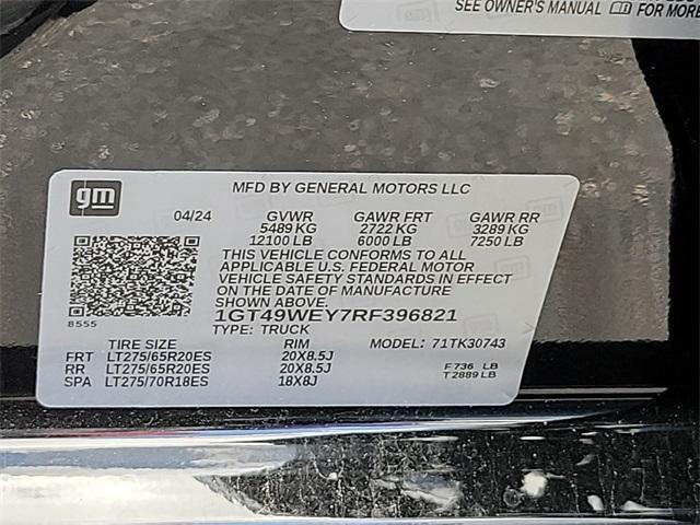 new 2024 GMC Sierra 3500 car, priced at $92,405