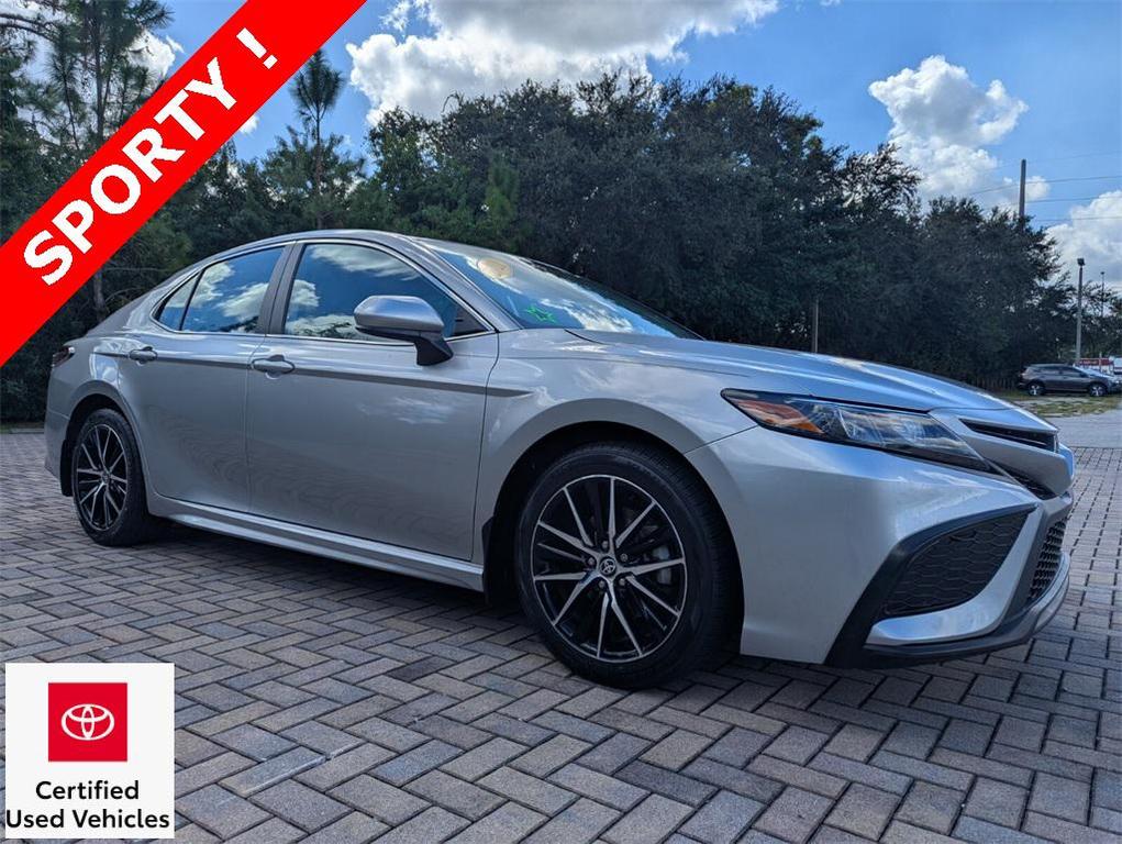 used 2021 Toyota Camry car, priced at $22,992