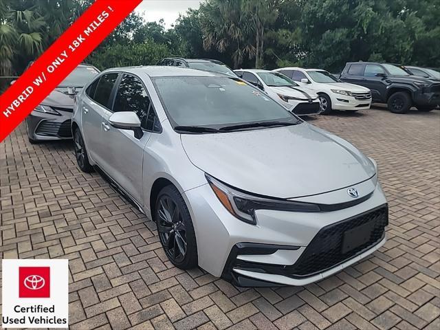 used 2023 Toyota Corolla Hybrid car, priced at $23,900