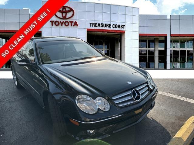 used 2009 Mercedes-Benz CLK-Class car, priced at $10,900