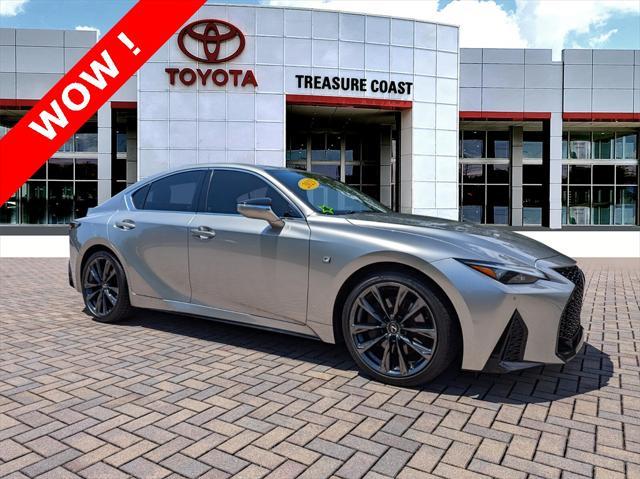 used 2023 Lexus IS 350 car, priced at $42,981