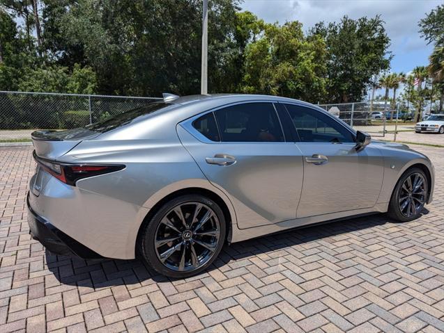 used 2023 Lexus IS 350 car, priced at $42,981