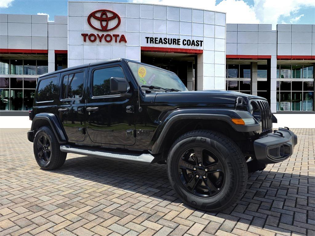 used 2020 Jeep Wrangler Unlimited car, priced at $29,502