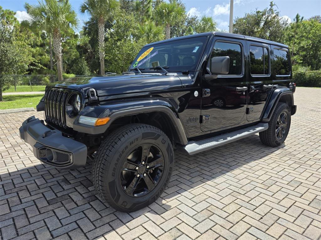 used 2020 Jeep Wrangler Unlimited car, priced at $29,502