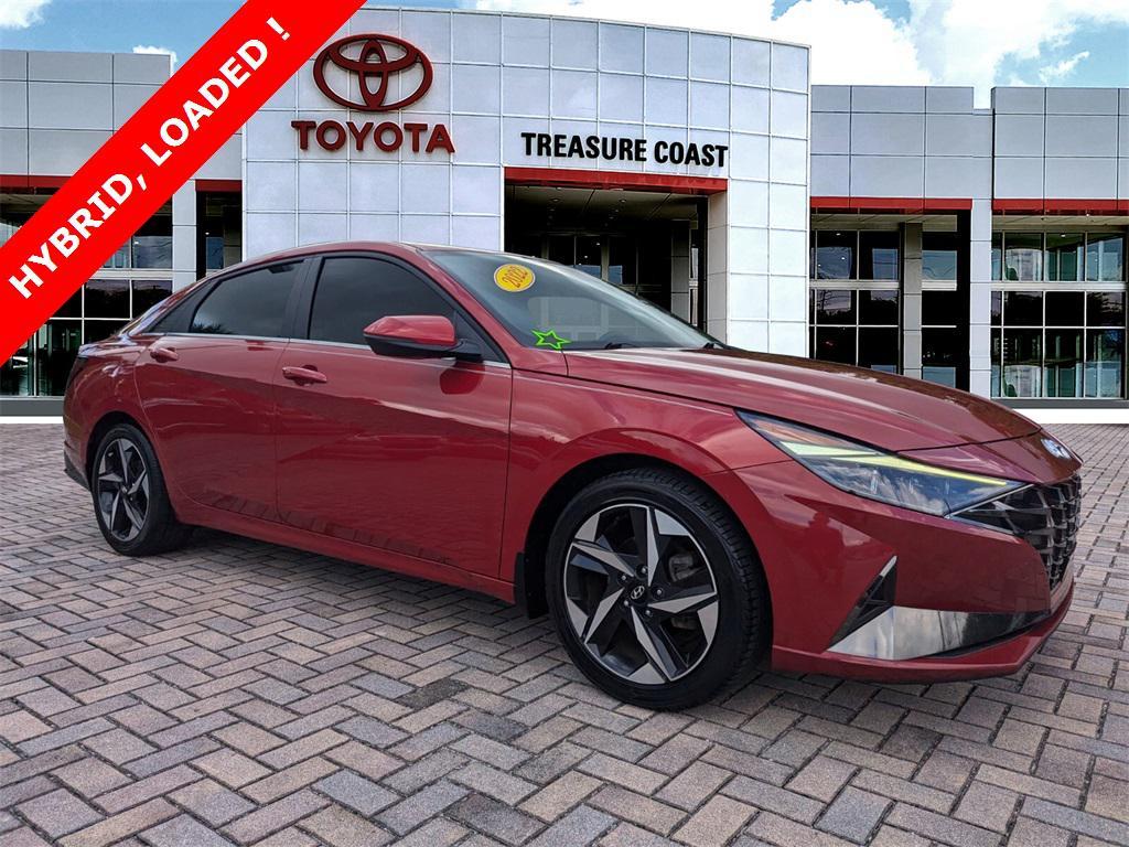 used 2022 Hyundai ELANTRA HEV car, priced at $21,492