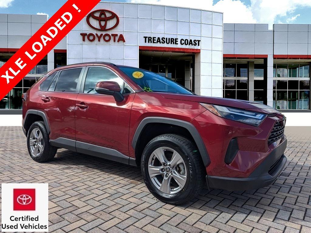 used 2022 Toyota RAV4 car, priced at $24,657