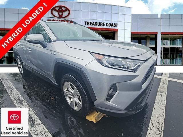 used 2021 Toyota RAV4 Hybrid car, priced at $29,997