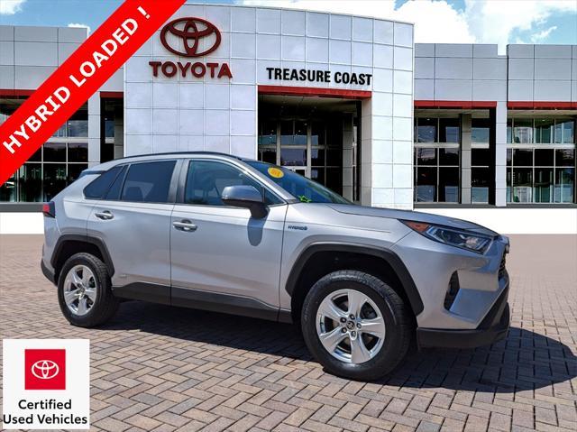 used 2021 Toyota RAV4 Hybrid car, priced at $29,997