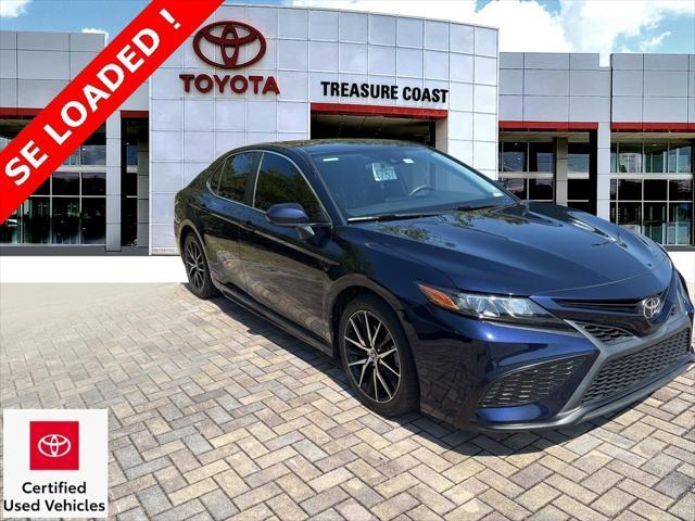 used 2021 Toyota Camry car, priced at $22,900