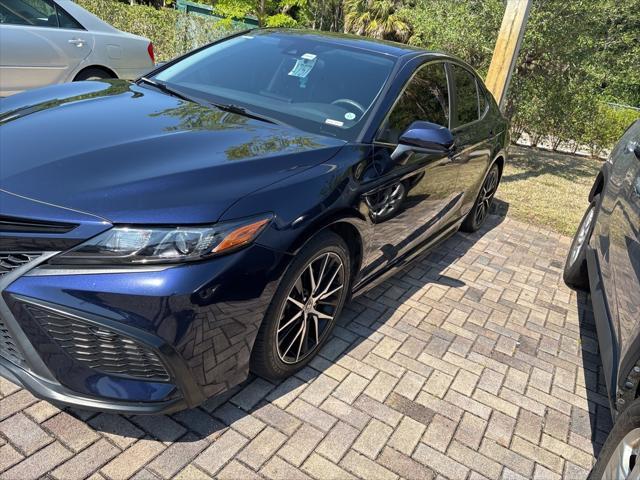 used 2021 Toyota Camry car, priced at $22,900