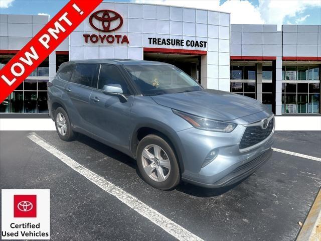 used 2021 Toyota Highlander car, priced at $28,900