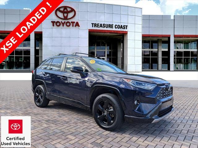 used 2019 Toyota RAV4 Hybrid car, priced at $25,400