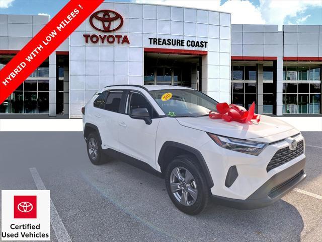 used 2023 Toyota RAV4 Hybrid car, priced at $34,900