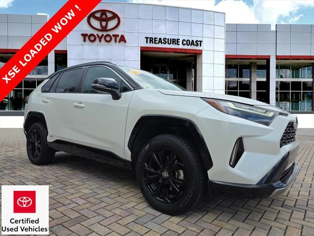 used 2022 Toyota RAV4 Hybrid car, priced at $27,995