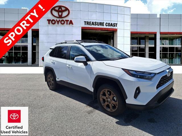 used 2023 Toyota RAV4 Hybrid car, priced at $42,400