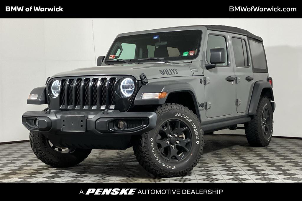 used 2021 Jeep Wrangler Unlimited car, priced at $36,263