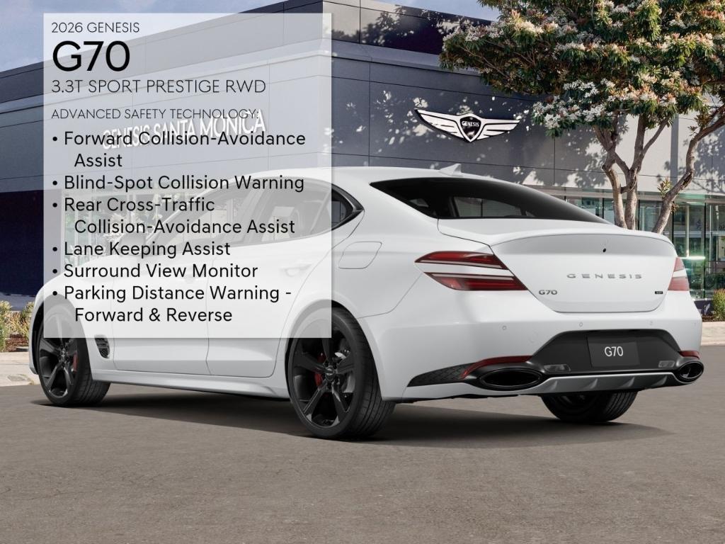 new 2026 Genesis G70 car, priced at $55,015