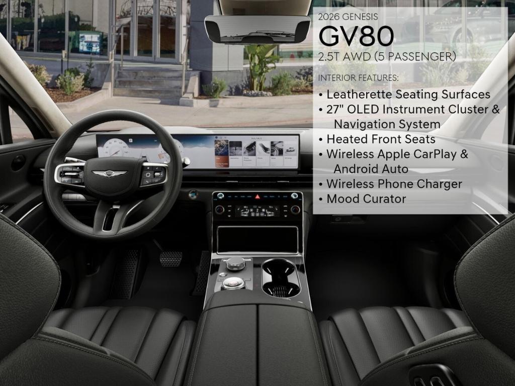 new 2026 Genesis GV80 car, priced at $62,975