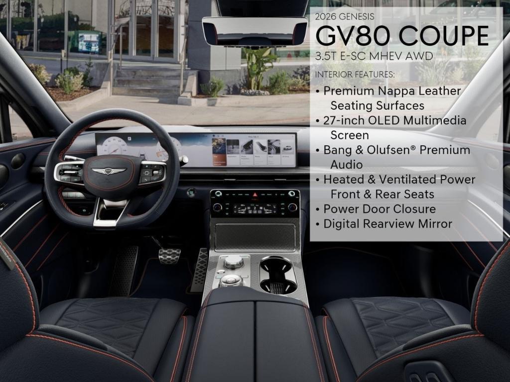 new 2026 Genesis GV80 Coupe car, priced at $90,160