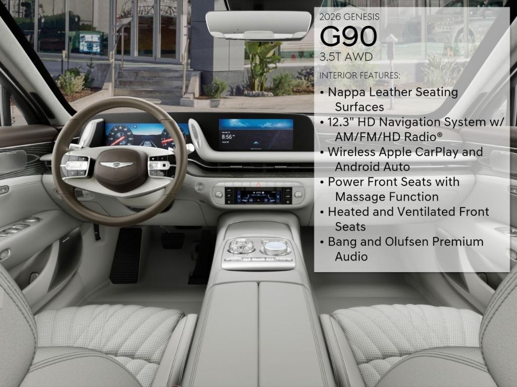new 2026 Genesis G90 car, priced at $95,110