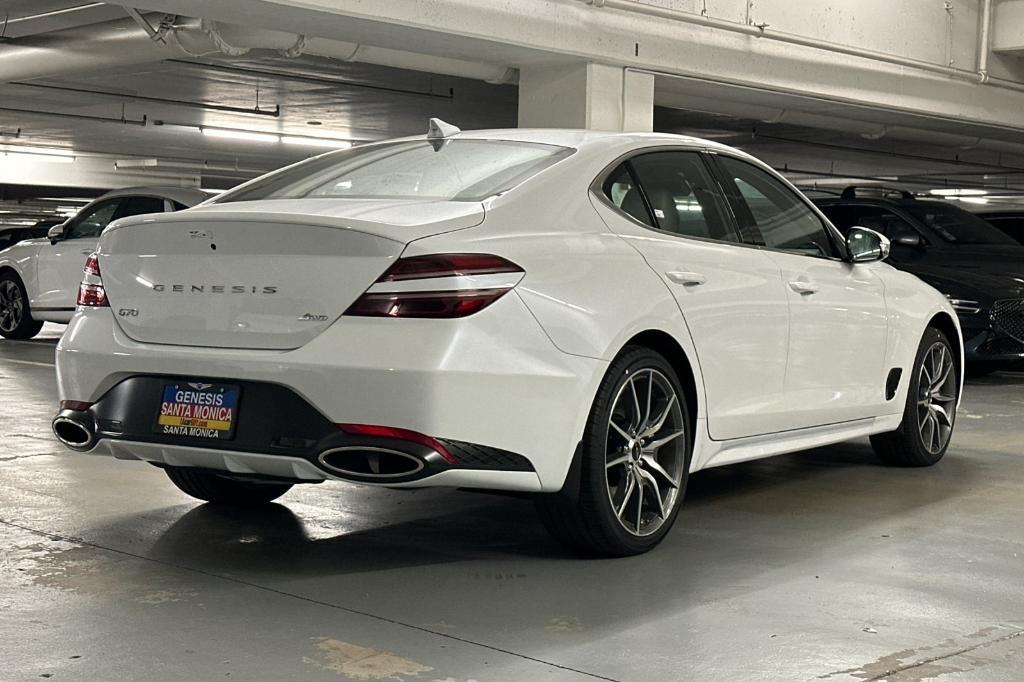 new 2025 Genesis G70 car, priced at $46,345