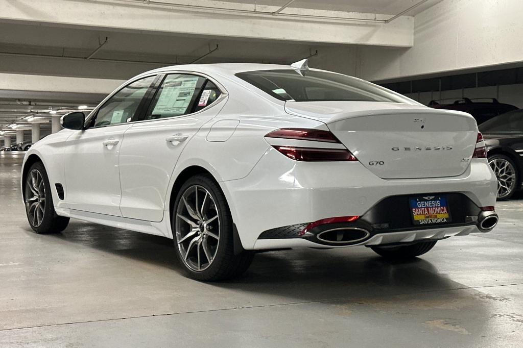 new 2025 Genesis G70 car, priced at $46,345