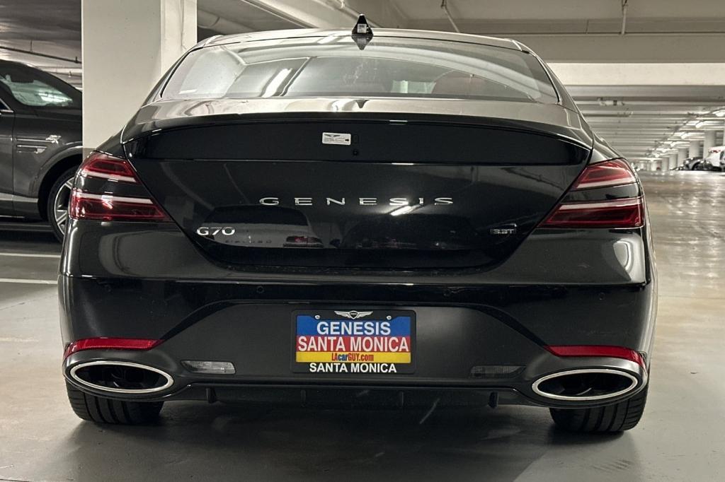 new 2025 Genesis G70 car, priced at $52,555