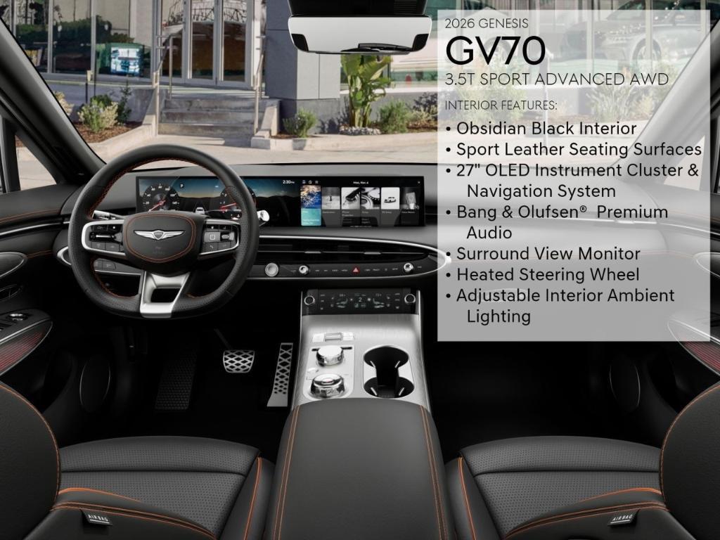 new 2026 Genesis GV70 car, priced at $66,615