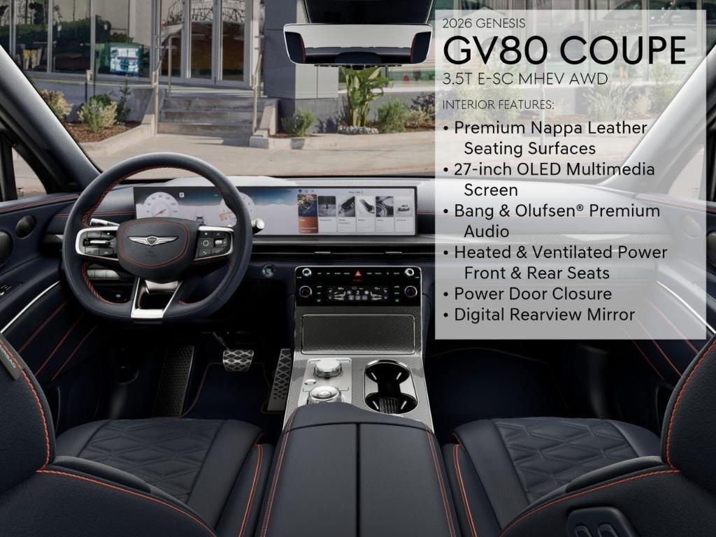 new 2026 Genesis GV80 Coupe car, priced at $90,003