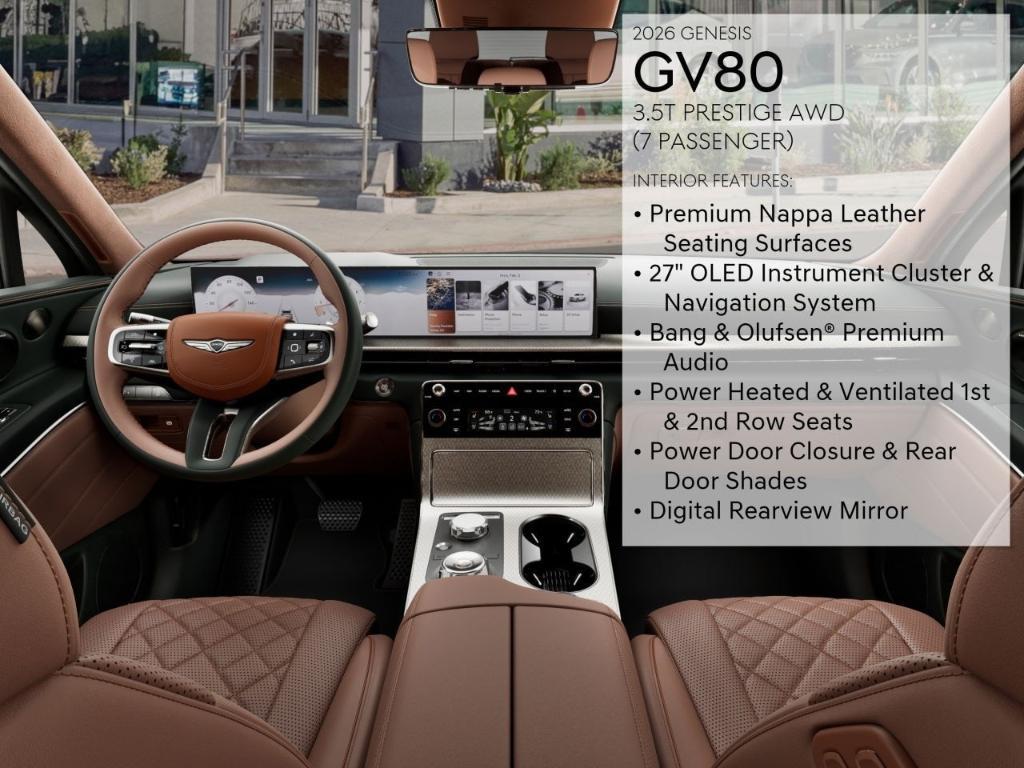 new 2026 Genesis GV80 car, priced at $84,985