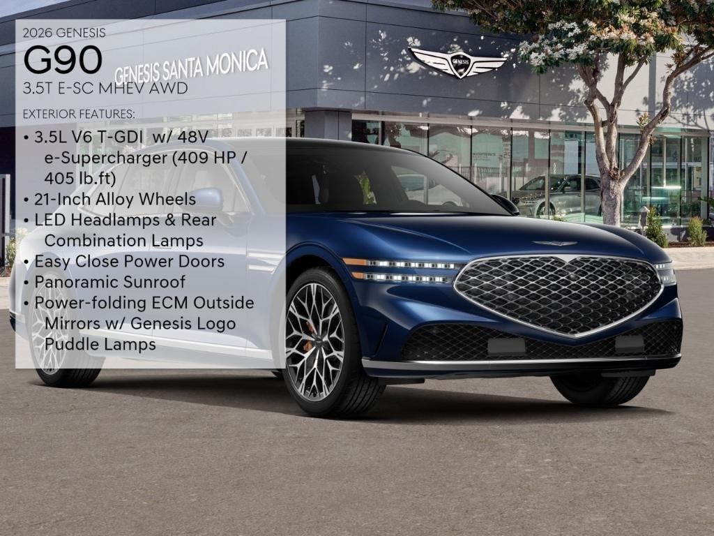 new 2026 Genesis G90 car, priced at $105,380