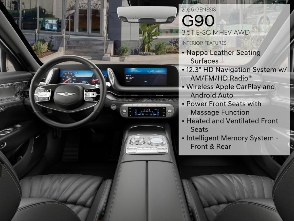 new 2026 Genesis G90 car, priced at $105,380