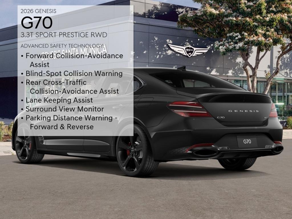 new 2026 Genesis G70 car, priced at $55,410