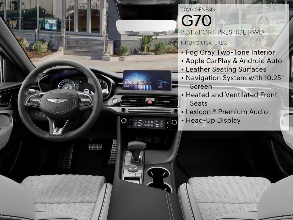 new 2026 Genesis G70 car, priced at $55,410