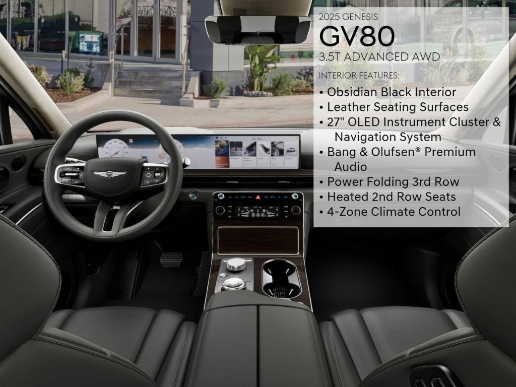 new 2025 Genesis GV80 car, priced at $76,575