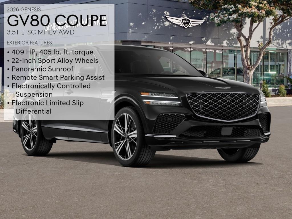 new 2026 Genesis GV80 Coupe car, priced at $90,295