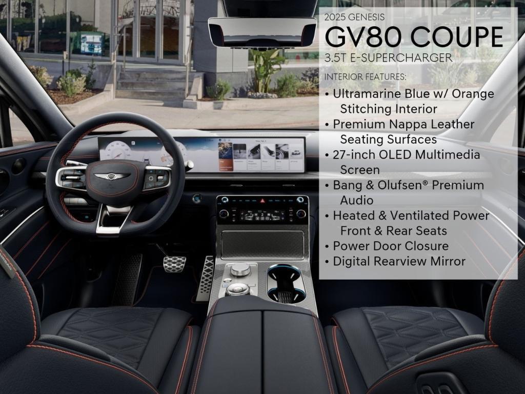 new 2025 Genesis GV80 Coupe car, priced at $88,420