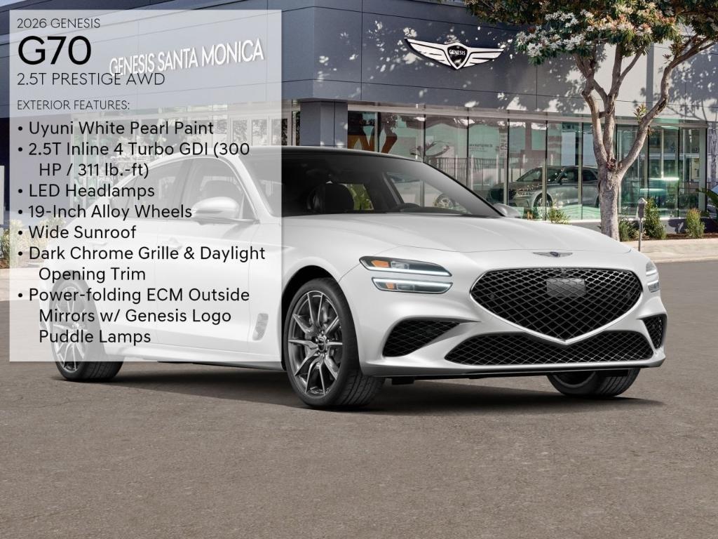 new 2026 Genesis G70 car, priced at $52,300