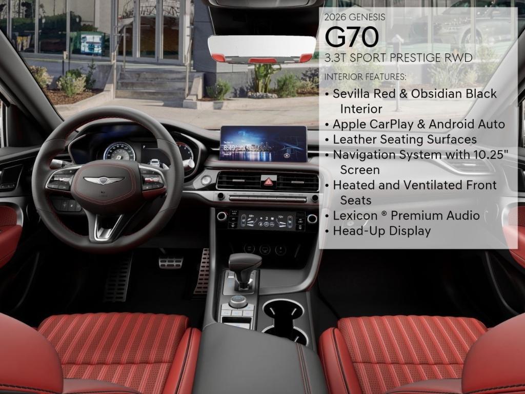 new 2026 Genesis G70 car, priced at $54,920