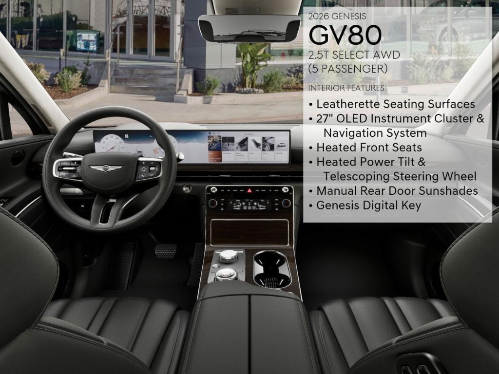 new 2026 Genesis GV80 car, priced at $65,895